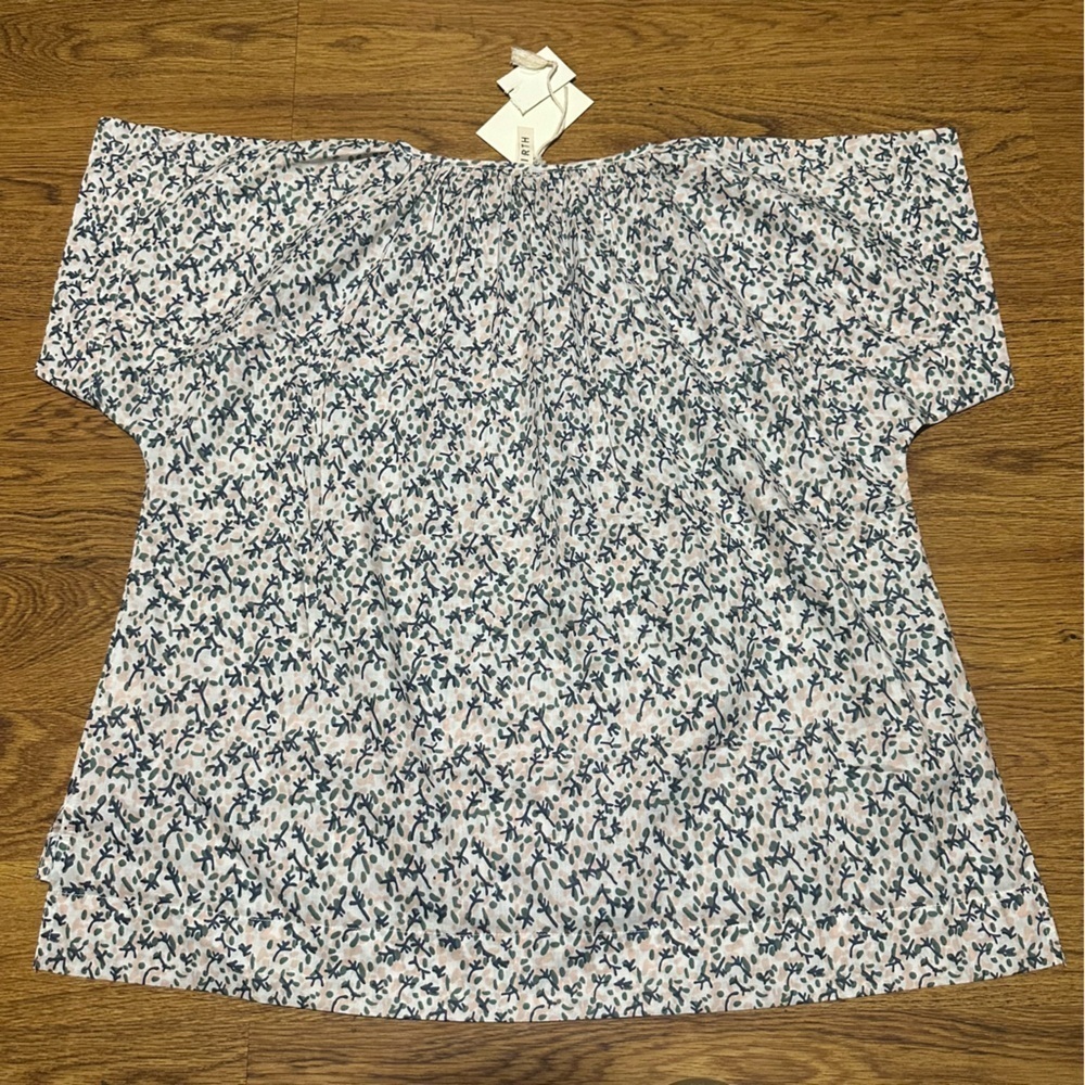 Mirth multicolor Print pajama short sleeve light weight cotton Top size small - Picture 5 of 8